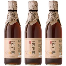 시장쏙 전연화 참기름 골드, 3개, 350ml