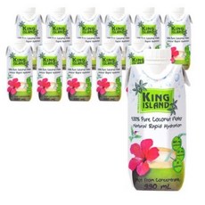 킹아일랜드 코코넛 워터, 330ml, 24개