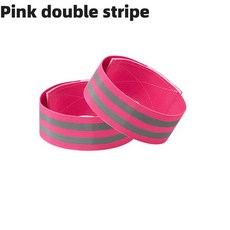 반사 스포츠 손목 밴드 탄성 야외 안전 달리기 사이클링 신제품, 5CM wide pink, 1개