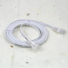 만물상회 Coms CAT6 평면 랜케이블 3m - 다이렉트 utp케이블, 단일 색상
