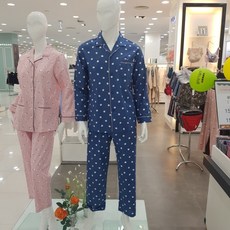 비비안 비비안 면60수 아사 도트나염남자 파자마 MP8636A