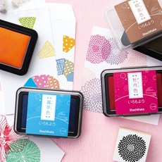 사치하타 이로모요 스탬프패드 잉크패드 아트용 다이어기꾸미기 다꾸, 페일 핑크