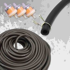 MOXI 오토바이 고무호스 클램프 연료 휴엘필터, C 고무호스 1M단위, 1개