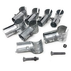 NMT 체인 링크 엔드 레일 클램프 벌크-8 쌍 (1-7 8 X 1-5 8) - P093008LXGYLNS0, 기본