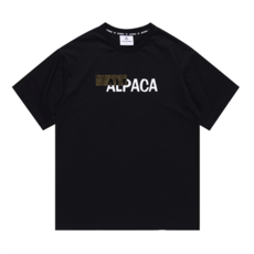 남자쿨티셔츠 라이프워크 쿨티 쿨티셔츠 Coolalpaca 인쇄 면화 티셔츠 데이지 짧은 소
