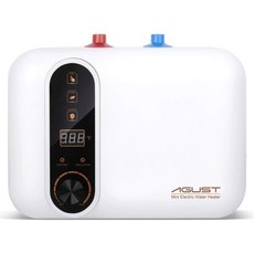110V-120V 1.5Kw 주방 소형 탱크 아래의 즉석 전기 온수 히터 2.5-3.0갤런 수납 RV 트레일러 인스턴트 카운터 컴팩트 사용 지점 16인치 길이의 PC 2대FIP, White 3.0gallons, 1개