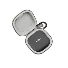 샥즈 오픈핏 Shokz OpenFit 오픈 이어 트루 와이어리스 블루투스 헤드폰용 RLSOCO 보호 케이스 키체인이 있는 하드 휴대용 케이스, B. 그레이