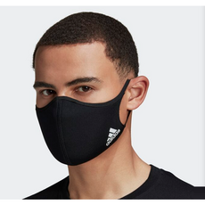 [아디다스코리아 정품] adidas MASK (아디다스 데일리 마스크) 3장 동봉 블랙 색상 / HF1722 (H08837)