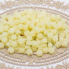 창적 발광 양이 발톱 모양 나멜 왁스 입자 사랑스러운 스타일 투명 DIY 청첩장 공예 용품 500g, 08 yeguangriguanghuang, 1개