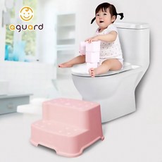 아가드 2단 유아 디딤대 1입 미끄럼방지 이동식, 그레이, 1개