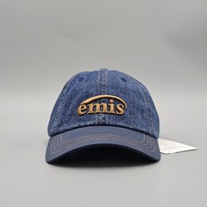 EMIS 이미스모자 워시드 데님 볼 캡 블루네이비 국내배송