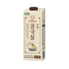 콩을 통째로 갈아넣은 정식품 진한콩국물 950ML 6개