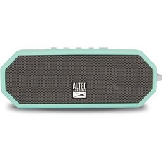 Altec Lansing LifeJacket H2O 4 방수 블루투스 스피커 음성 보조 기능이 있는 내구성 휴대용 10시간 배터리 수명 100피트 범위 검정색, 처럼