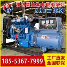 Weifang Weichai 브러시리스 디젤 발전기 세트 30 50kW 100 200KW 영구 자석 에너지 절약 380V 사육