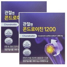 관절엔 콘드로이친 1200 900mg x 60정 2box, 선택옵션, 60정 X 2박스