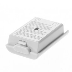 Xbox 360 용 쉘 ABS 배터리 도어 뚜껑에 대한 게임 패드 배터리 커버 교체, 하얀색, 1개