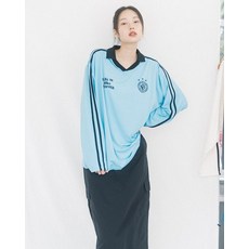 HAVISM UNIFORM V-NECK JERSEY L/S TEE(SKY BLUE)