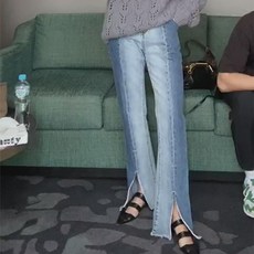 날씬핏 대박핏 부츠컷 절개청바지 브이라인 절개컷