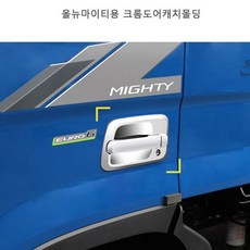 제이스토어 / 올뉴 마이티 도어 몰딩 캐치 문 크롬 손잡이 커버