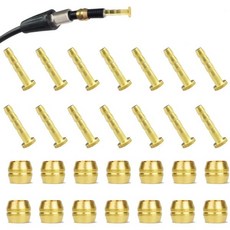 14 PCS BH90 브레이크 올리브 및 바브 - 시마노 산악 자전거용 황동 스틸 연결 인서트 키트 Avid Sram 자전거 유압 디스크 호스 BH90/BH59, BH59, 1개