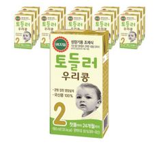 베지밀 토들러 우리콩 2단계 유아식 두유 190ml, 원액두유, 32개