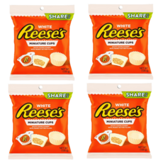 리세스 화이트 초콜릿 컵 Reese's White Chocolate Cups With Peanut Butter Filling, 4개, 120g