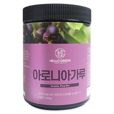 헬로우 그린 국산 아버지가 직접 키운 햇 아로니아 분말 가루 280g 파우더, 1개
