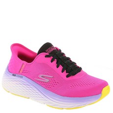 Skechers 스케쳐스 여성용 맥스 쿠셔닝 엘리트 2.0 솔리스 핸즈프리 슬립온 스니커즈 화이트블루라임