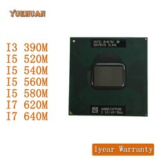 노트북cpu 중고 I5-520M 노트북 CPU 540M 560M 580M I7-620M 640M I3 390M, 06 I7 620M - 노트북cpu