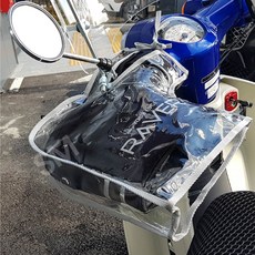 오토바이 겨울토시 RAVER 밸크로드토시+비닐커버 방수커버 방한토시 겨울장갑, +B형비닐커버, RAVER토시-블랙