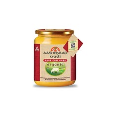 인도정품 Aashirvaad Svasti Cow Ghee 유기농 카우 기버터 500 ml /건강한 소에서 생산됨 /정품 증명서 /풍부한 향, 1개, 500ml