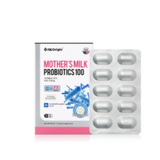 NZ Origin Mother's Milk Probiotics 100 500mg x 30캡슐 x 2 엔젯오리진 모유유산균 100, 30정, 2개