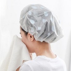 비닐 EVA 펌 방수 샤워캡 모자 염색 위생 헤어캡 샤워 세면 세안 파마, 단품, 1개
