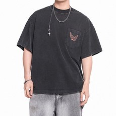 Gallery dept 윙 브레인 로고 포켓 티셔츠 갤러리디파트먼트