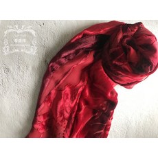 실크스카프 가을겨울셋트 스카프 벨벳 숄 태슬 붉은실