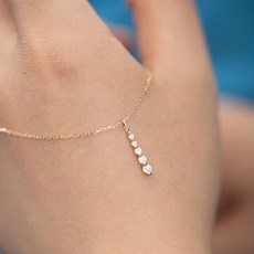 14k물방울목걸이