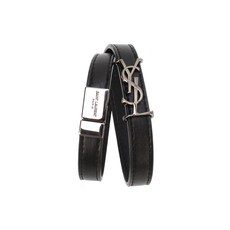 YSL 생로랑 오피움 더블 랩 팔찌 536073 블랙(메탈)