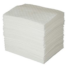 브래디 15인치 x 19인치 중형 오일 전용 흡수 패드 흡수력이 향상된 100CT (SPC300), 1개