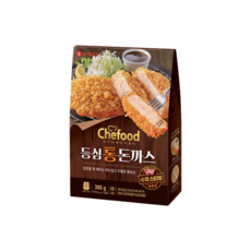롯데 쉐푸드 도톰 등심통돈까스300g(약2cm 두께) 국내산 통등심 수제방식 통돈까스