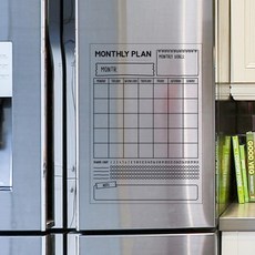 네임코코 스케줄 플래너 탈부착형 냉장고 메모시트 메모스티커, 메모시트(13)-월간플랜