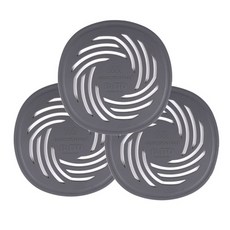 비비또 실리콘 인덕션보호매트 3P, 그레이, 3개