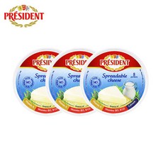 프레지덩 스프레더블 치즈 140g x 6, 단일속성, 3개