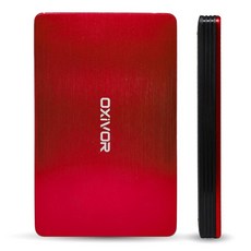 외장 하드 드라이브 320GB 휴대용 데스크톱 PC Mac PS4 Xbox 및 게임 시스템용 USB 3.0이 포함된 2.5인치 초슬림 HDD 빠른 데이터 전송파란색, 레드, 160GB, 레드