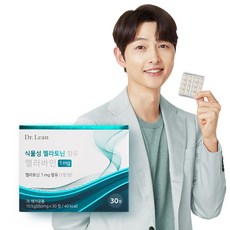 [공식] 닥터린 식물성 멜라토닌 함유 멜라바인 1mg, 1개, 30정