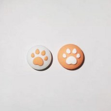 귀여운 고양이 발톱 디자인 사쿠라 엄지 그립 캡 소프트 실리콘 커버 조이스틱 캡 닌텐도 스위치 & 라이트 케이스 액세서리 2 개, 한개옵션1, 2) A