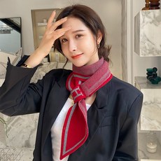 고비캐시미어체크머플러