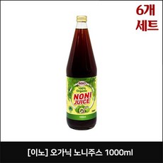 이노 오가닉 노니주스 1000ml x6, 6개, 1L
