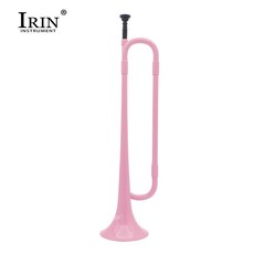 트럼펫 초보자 IRIN 청소년 Bb ABS 플라스틱 젊은 개척자 나팔 전화 학생 경적 황동 악기 공연용, Pink, 1개
