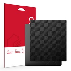 오닉스 북스 페이지 유니스킨 후면 외부보호필름, 북스 페이지 후면, 카본패턴_블랙