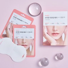 약손명가 브이한 리프팅패치 턱선 브이라인 미백 주름개선 패치, 2개 2개